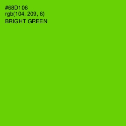 #68D106 - Bright Green Color Image